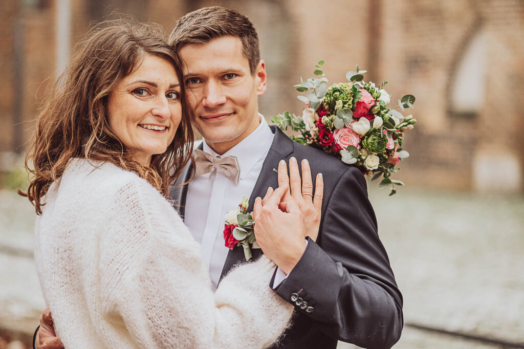 Hochzeitsfotograf - Trauung im Standesamt Rostock - Winterhochzeit