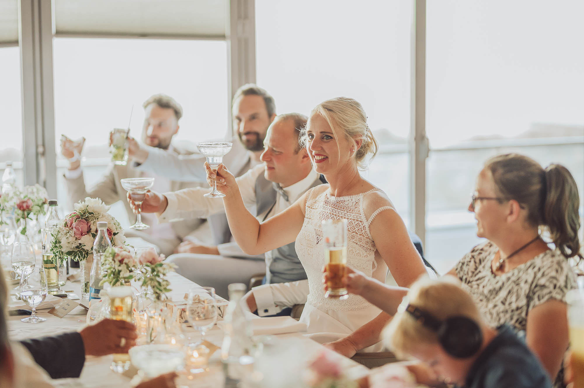 Hochzeitsreportage Strandhochzeit Markgrafenheide - Hochzeit Blaue Boje