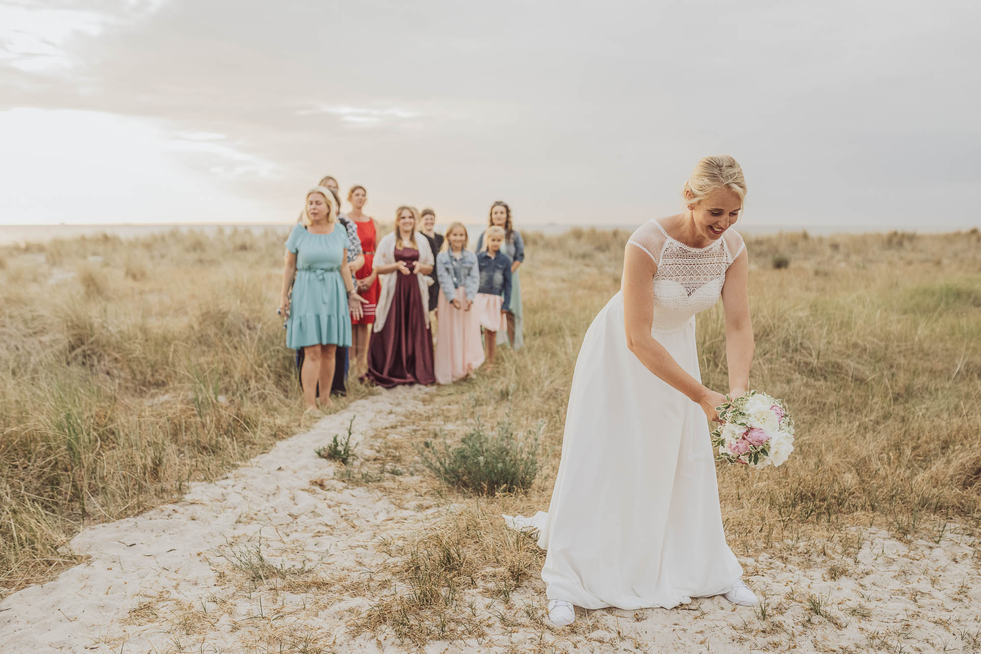 Hochzeitsreportage Strandhochzeit Markgrafenheide - Hochzeit Blaue Boje