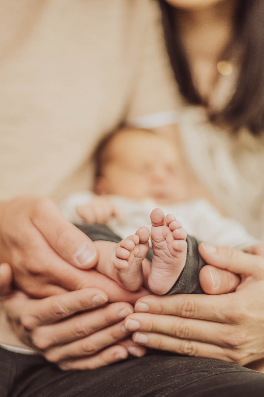 Fotoshooting Neugeborene - Baby im Fotostudio Rostock