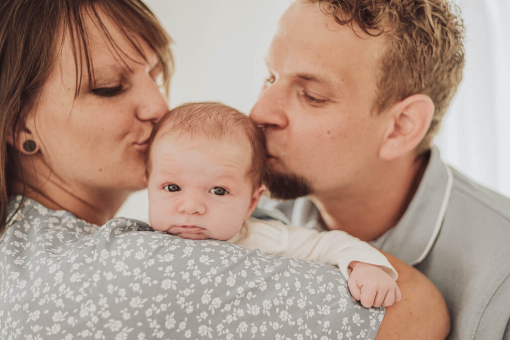 Fotoshooting Neugeborene - Baby im Fotostudio Rostock