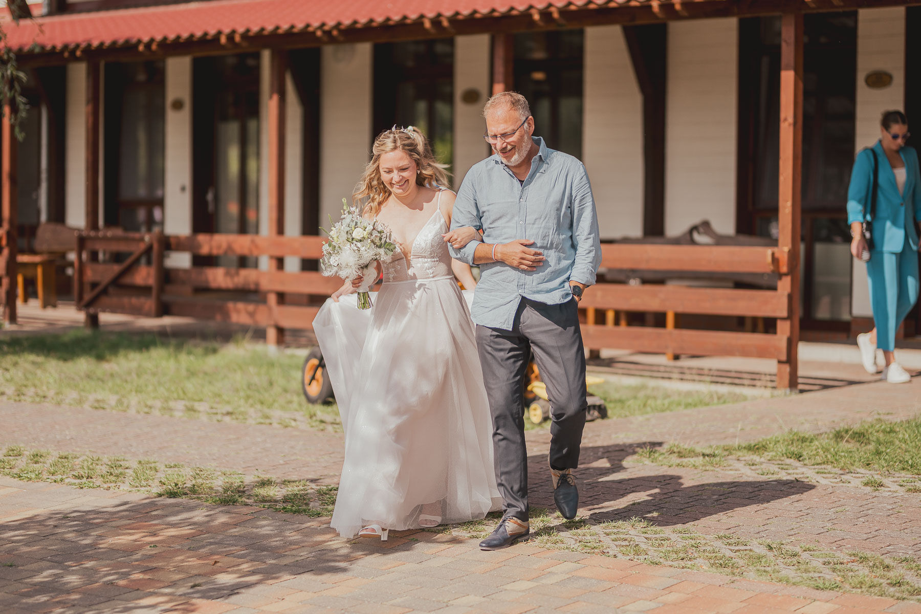 Trauung bei der Hochzeit auf dem Golchener Hof