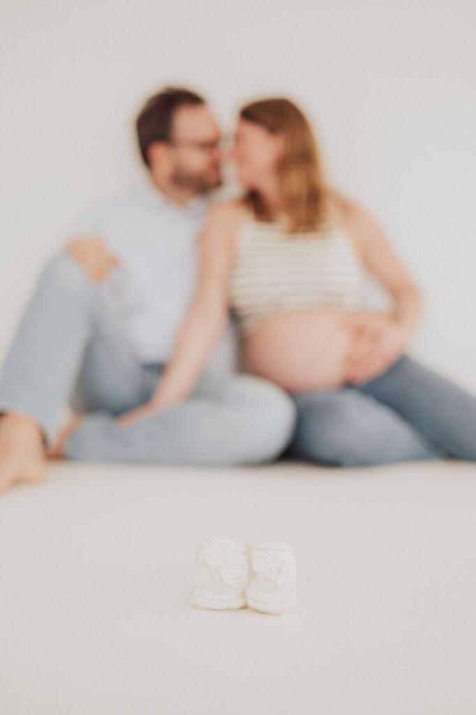 Babybauch Shooting Fotostudio Rostock