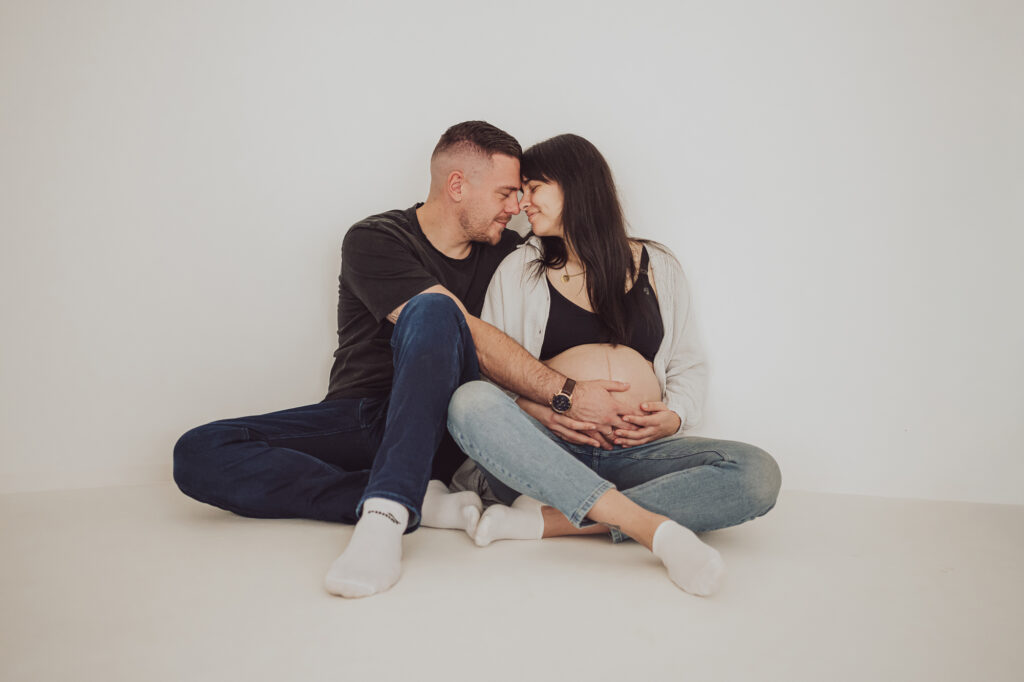 Modernes Babybauch shooting Rostock