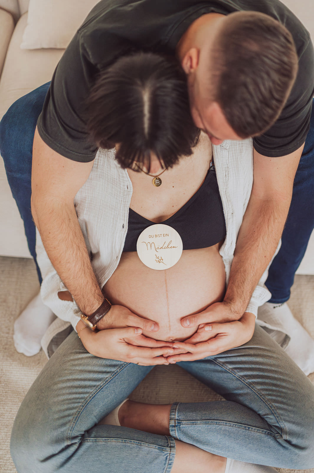 Babybauch-Shooting-Rostock-Mecklenburg-Vorpommern-Fotostudio-Mönchhagen-indoor-2 Babybauch Shooting Fotostudio Rostock